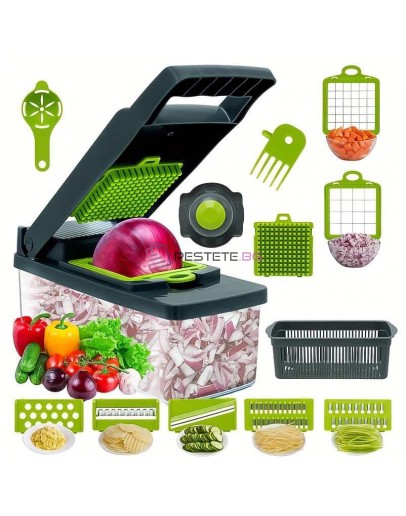 Кухненско ренде 14 в 1 за плодове и зеленчуци